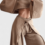 Elsie – Lagani boho komplet sa kimono topom i širokim pantalonama