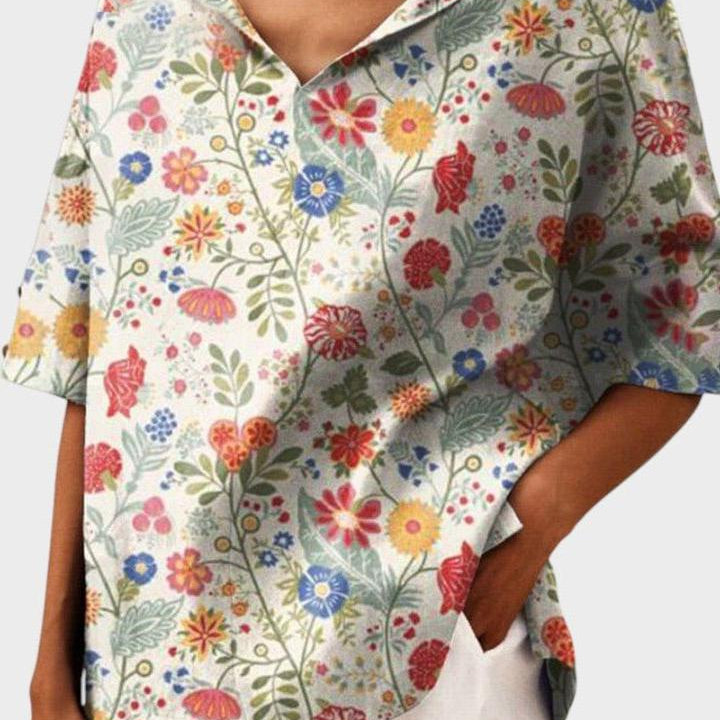 Flávia - Elegantan laneni top