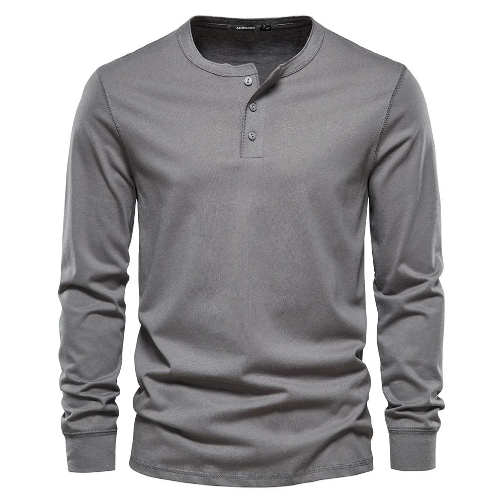 Henley Majica – Meka Prozračna Mešavina