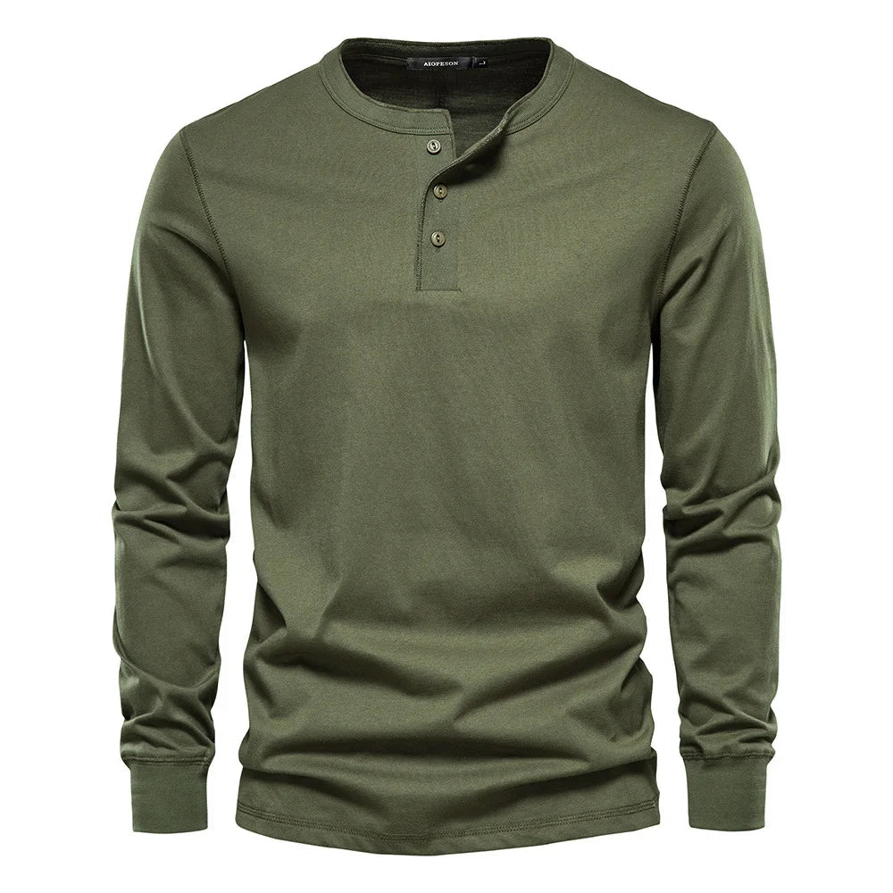 Henley Majica – Meka Prozračna Mešavina