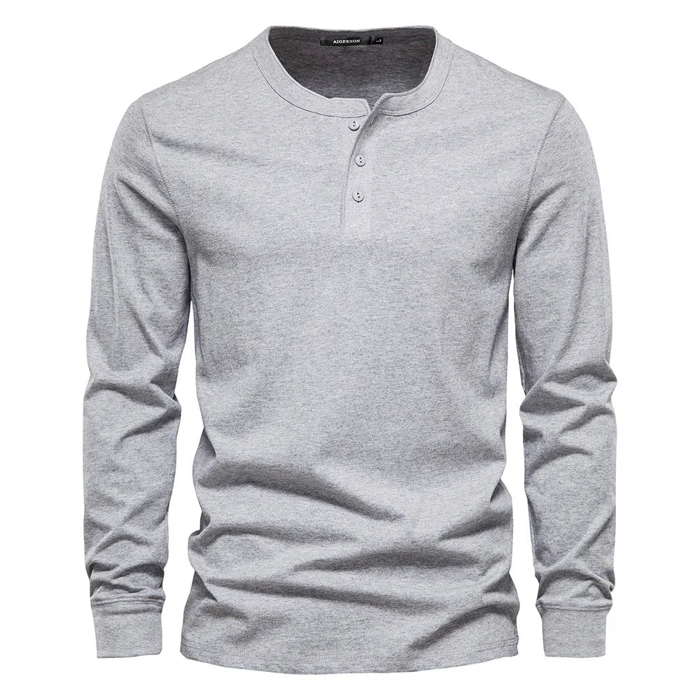 Henley Majica – Meka Prozračna Mešavina