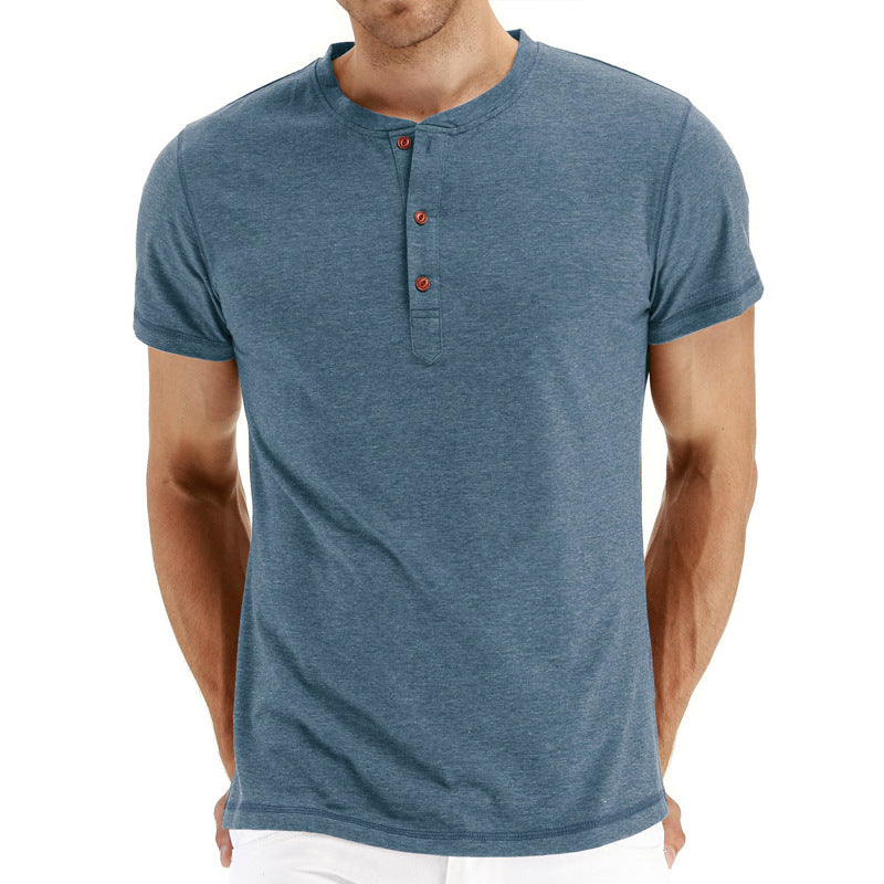 Henley Majica – Meka Pletenina, Kragna na Dugmad