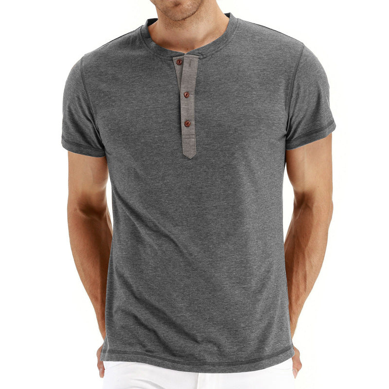 Henley Majica – Meka Pletenina, Kragna na Dugmad
