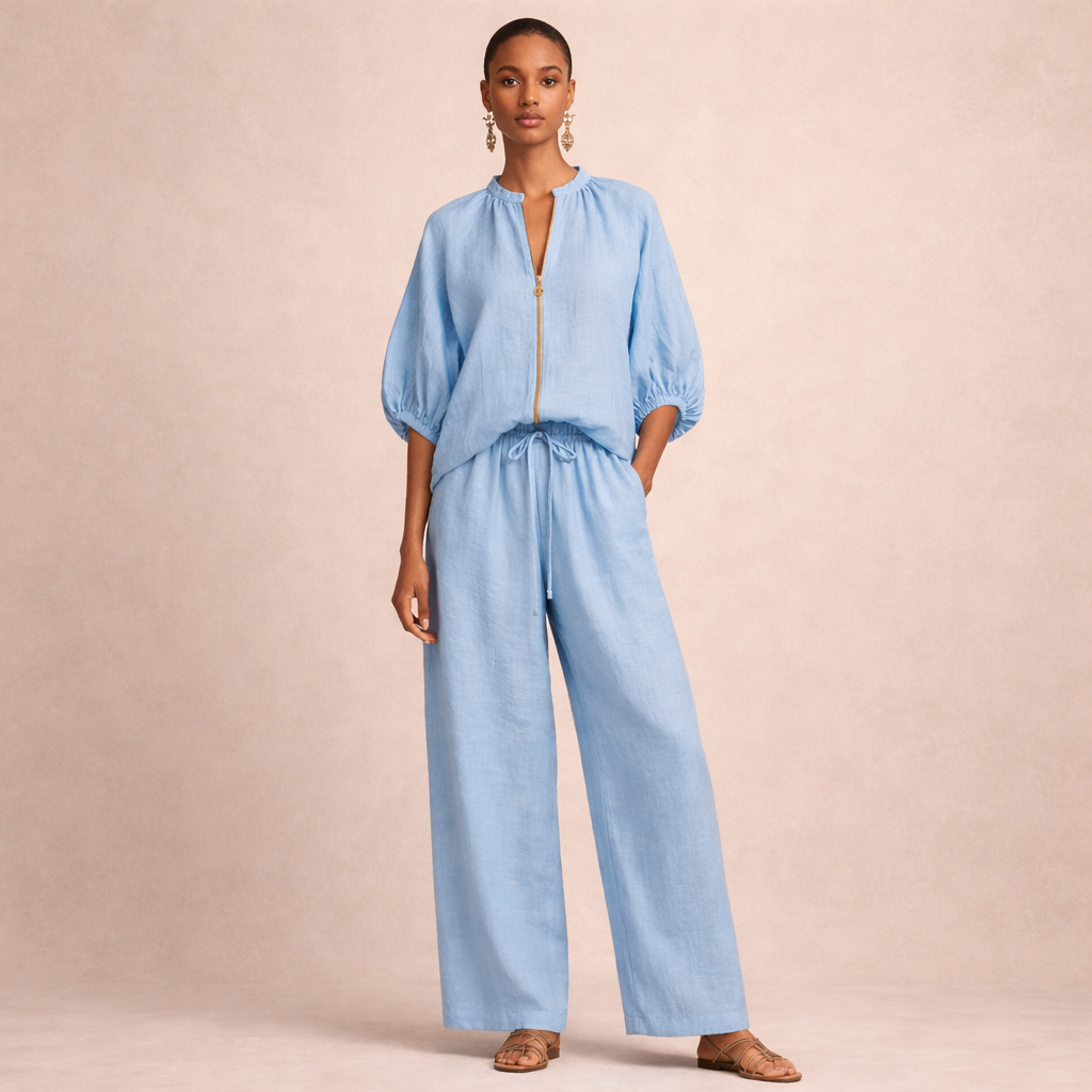 Adelina – Komplet sa bluzom i pantalonama