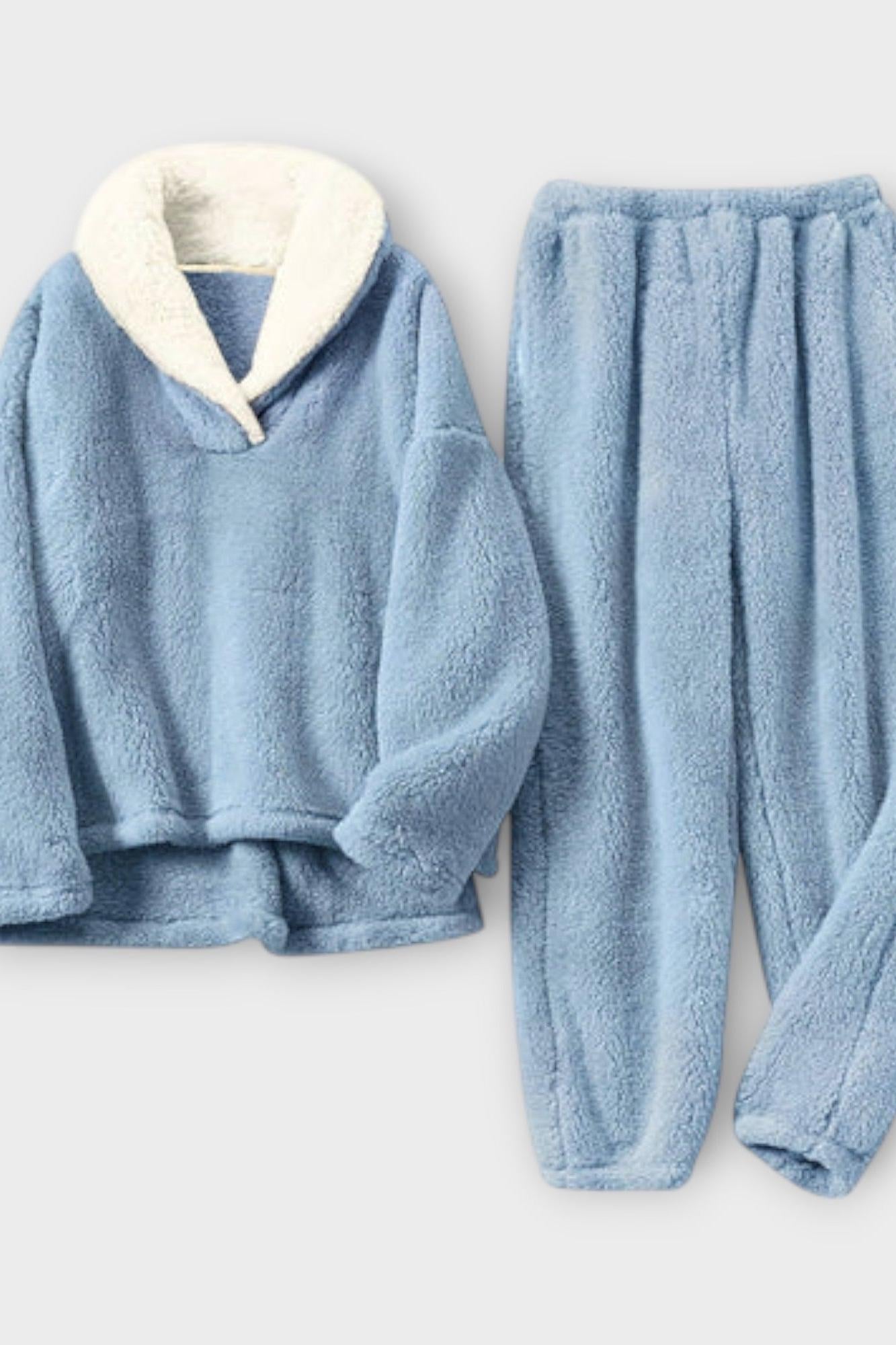 Karolina – Topli komplet sa košuljom i pantalonama