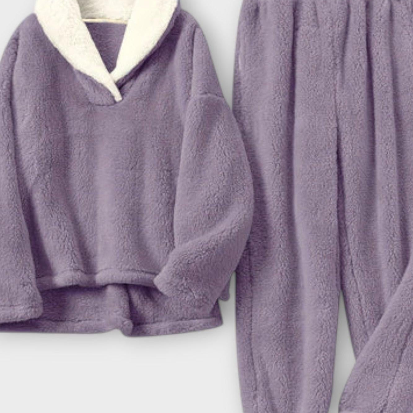 Karolina – Topli komplet sa košuljom i pantalonama