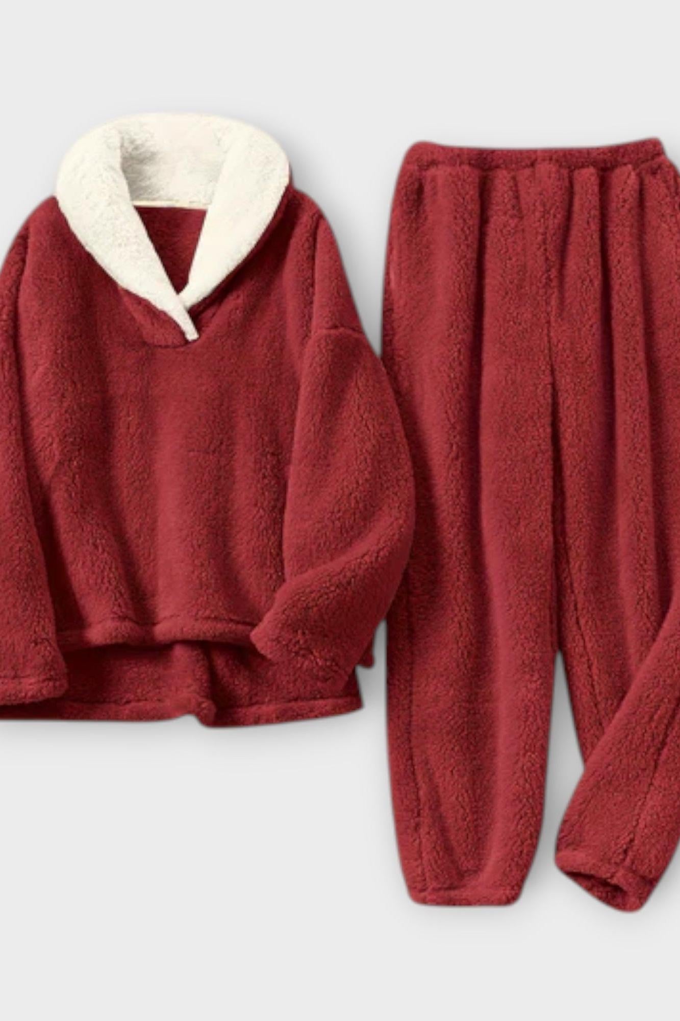 Karolina – Topli komplet sa košuljom i pantalonama