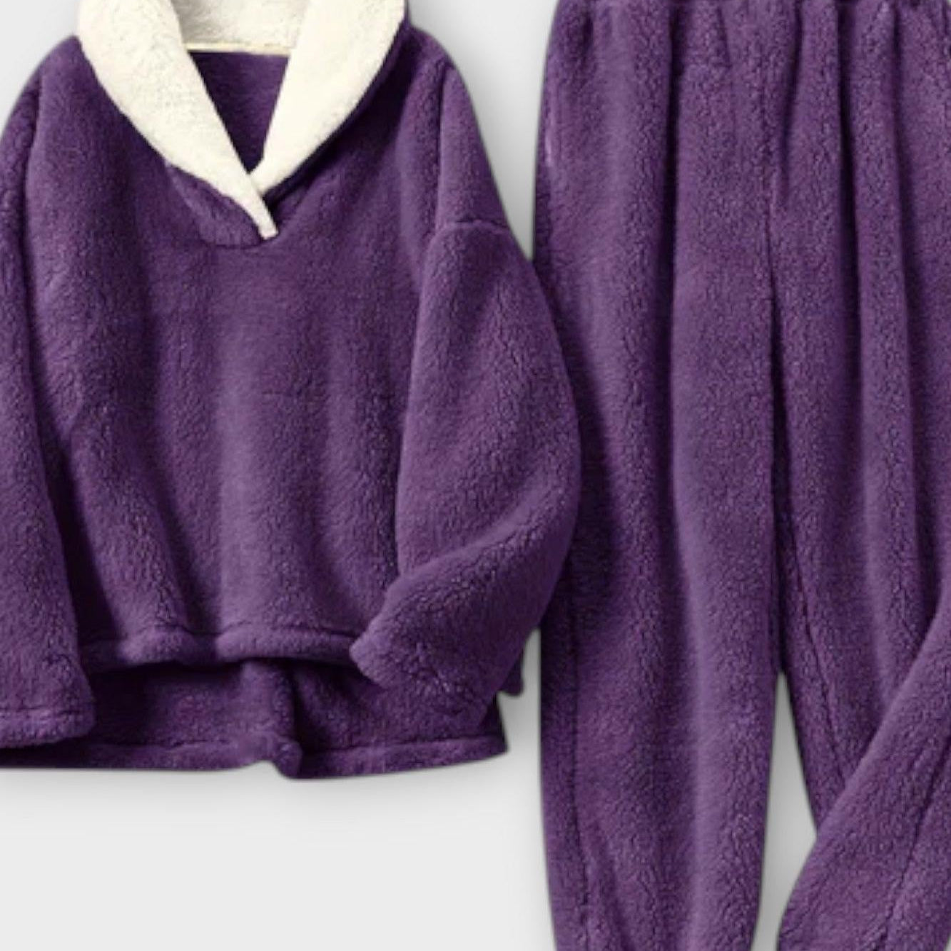 Karolina – Topli komplet sa košuljom i pantalonama