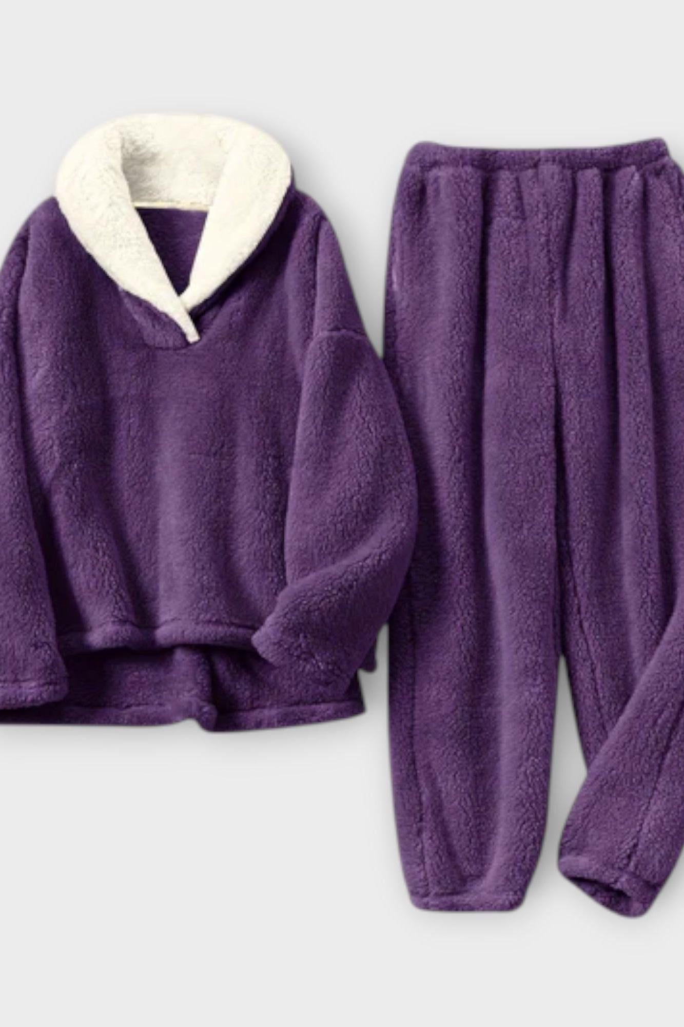 Karolina – Topli komplet sa košuljom i pantalonama