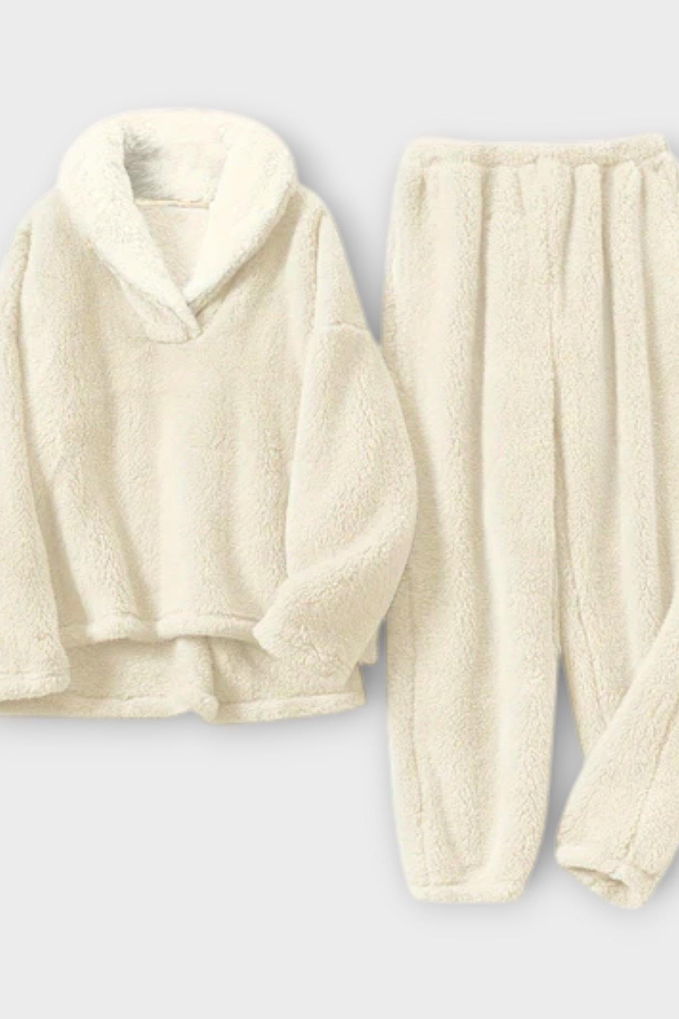 Karolina – Topli komplet sa košuljom i pantalonama
