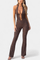 Kendra – Elegantni cvetni kombinezon sa izrezom oko vrata