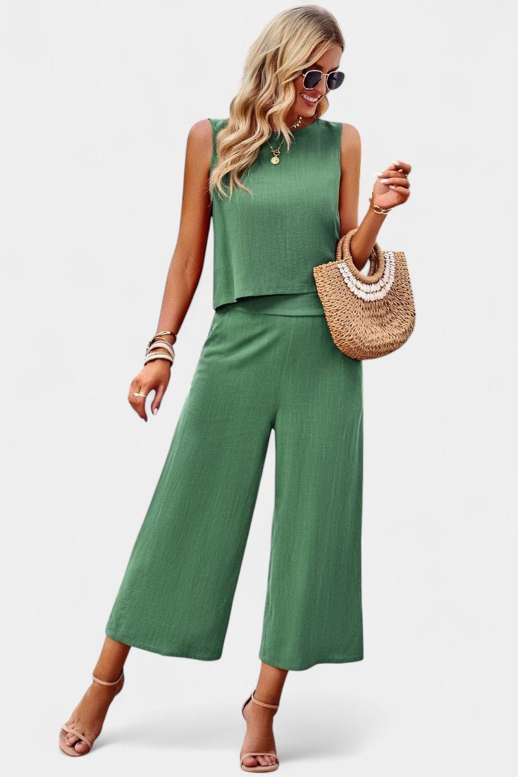 Lavinia Boho – Boho komplet sa topom i pantalonama