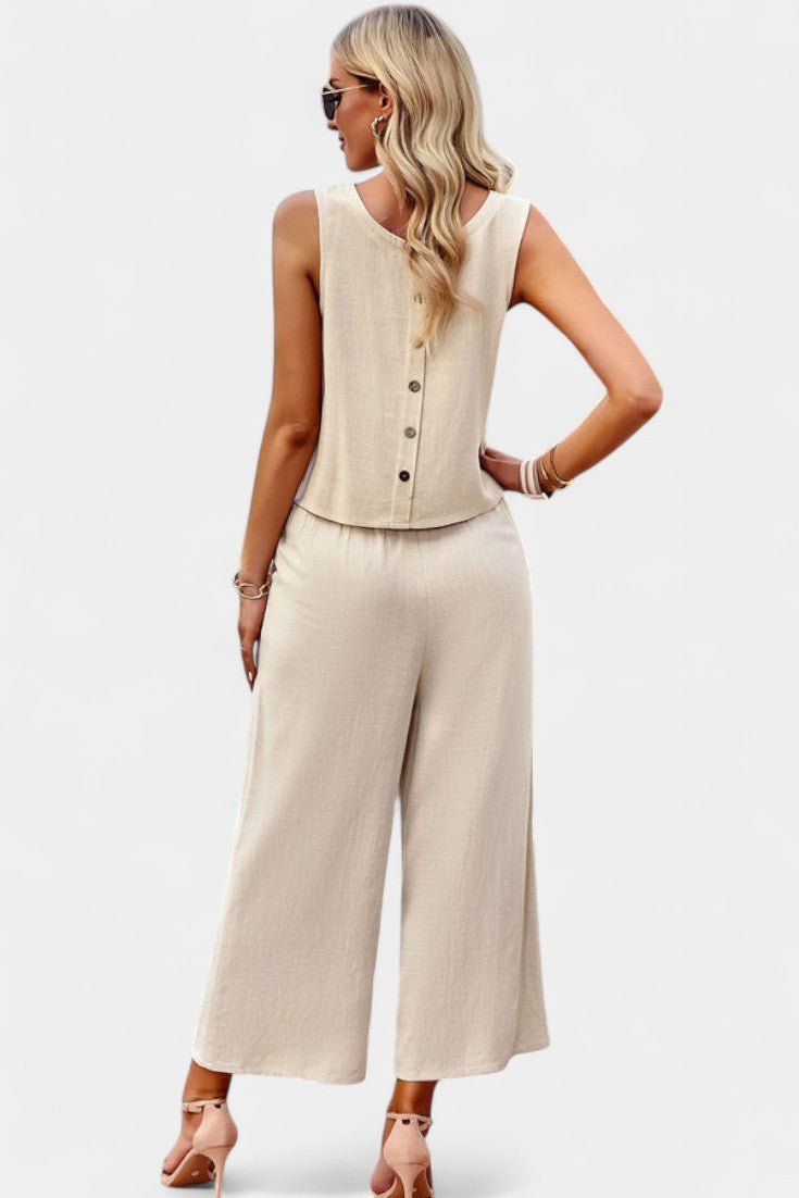 Lavinia Boho – Boho komplet sa topom i pantalonama