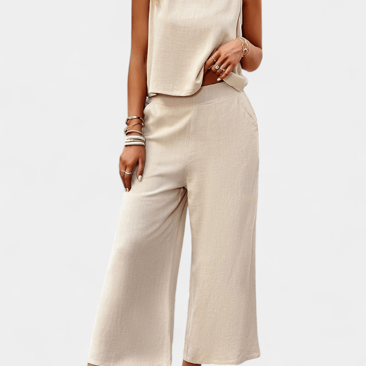 Lavinia Boho – Boho komplet sa topom i pantalonama