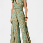 Leandra – Boho cvetni kombinezon
