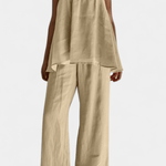 Lía – Minimalistički komplet sa topom i pantalonama