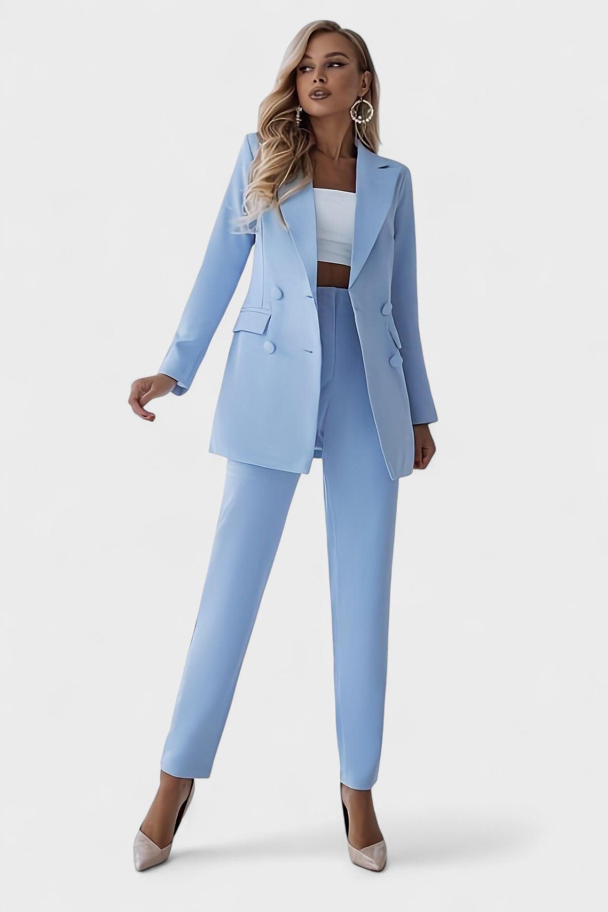 Maddie – Elegantni komplet sa blejzerom i pantalonama