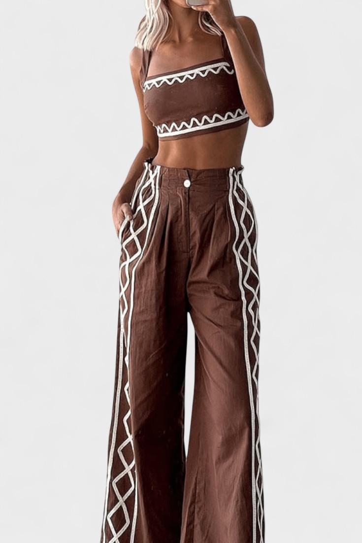 Mirella – Komplet sa topom i pantalonama