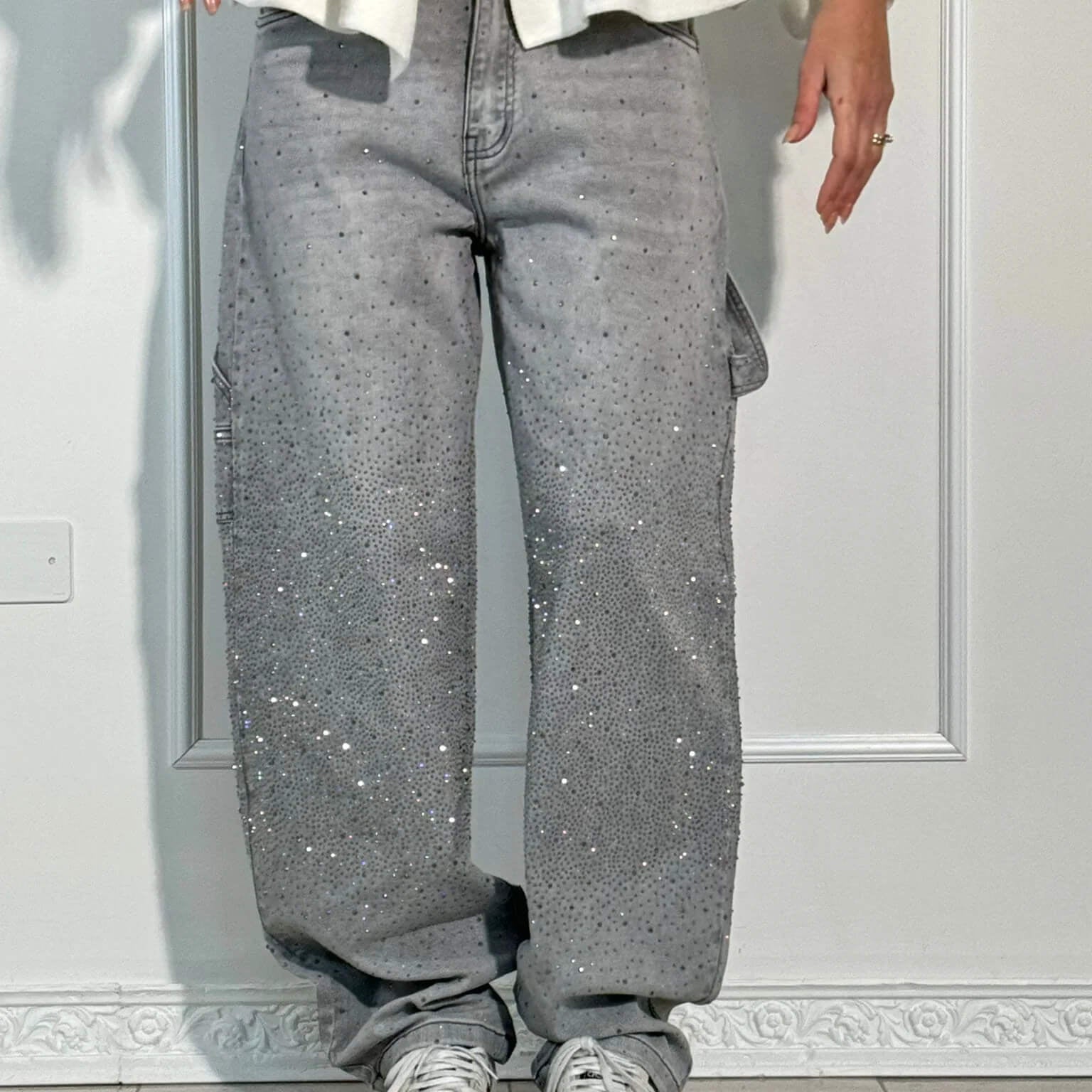 Gertrud™ – Pantalone sa svetlucavim detaljima