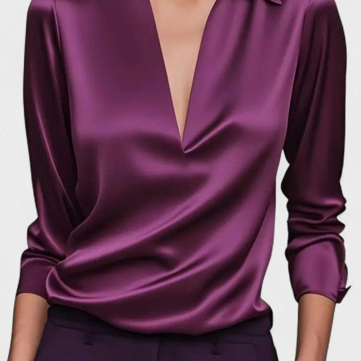 Nádia - Premium bluza sa V izrezom