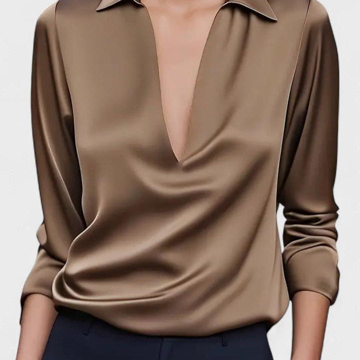 Nádia - Premium bluza sa V izrezom