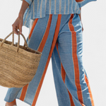 Valeria – Laneni komplet sa topom i pantalonama