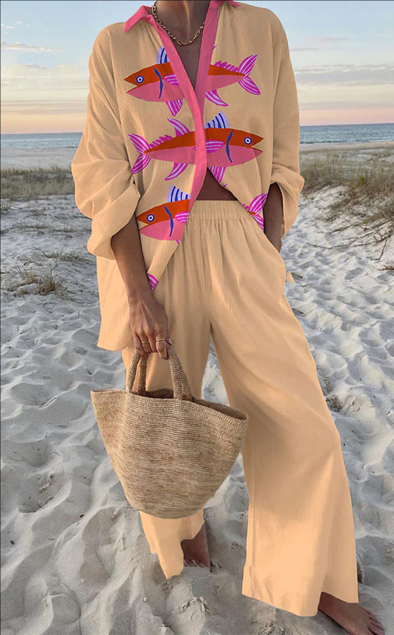 Zairine – Komplet sa bluzom i šortsem