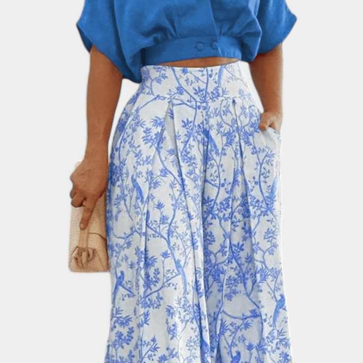 Olivia Boho – Boho komplet sa topom i pantalonama