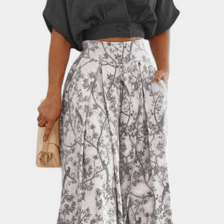 Olivia Boho – Boho komplet sa topom i pantalonama