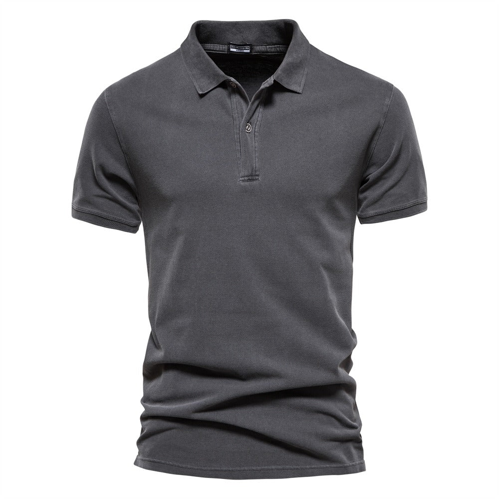 Polo Majica – Rebrasta Kragna, Tri Dugmeta