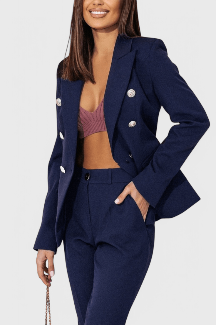 Rosalind – Elegantni komplet sa blejzerom i pantalonama