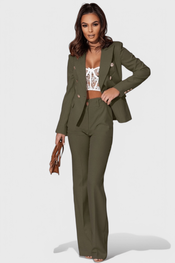 Rosalind – Elegantni komplet sa blejzerom i pantalonama