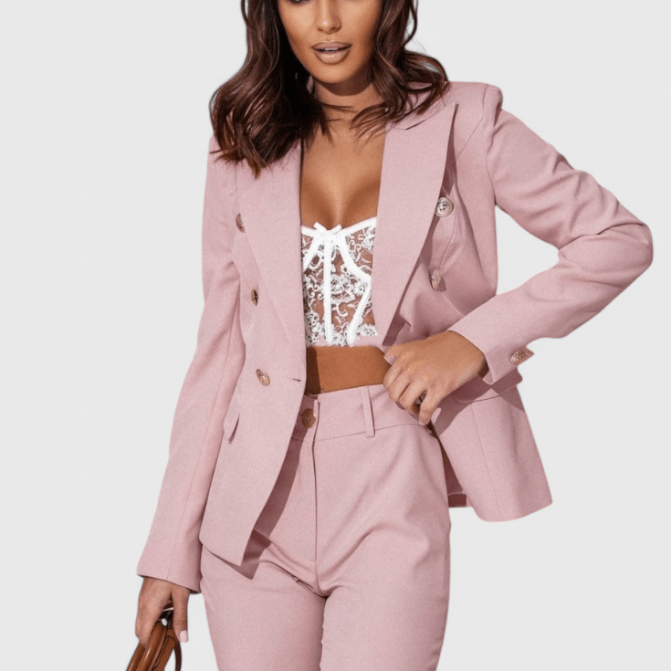 Rosalind – Elegantni komplet sa blejzerom i pantalonama