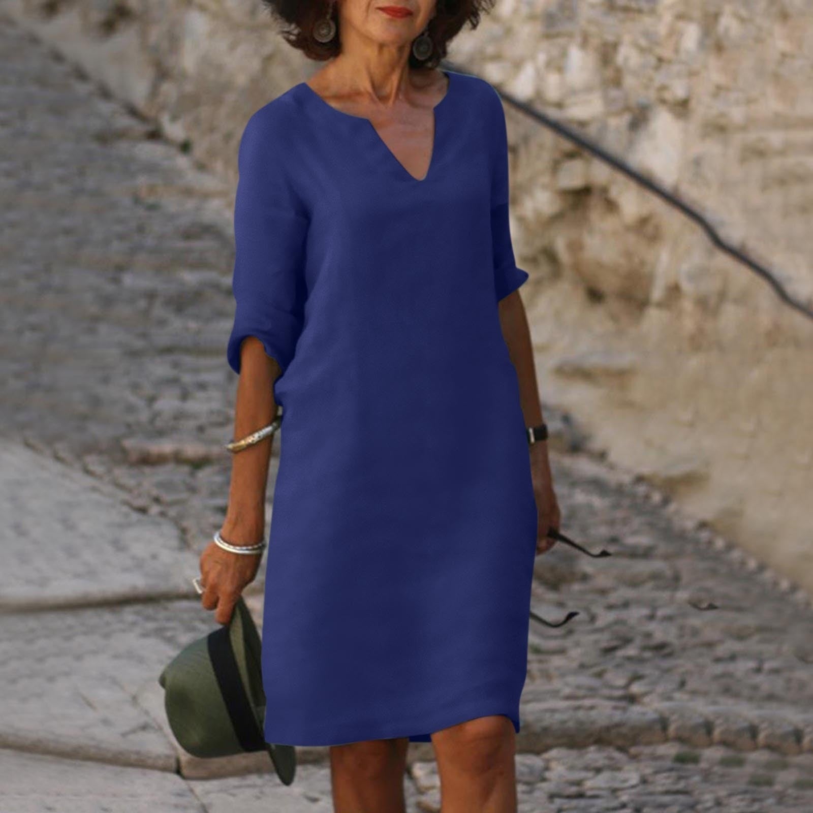 Elena™ | Victoire haljina od prirodnog lana