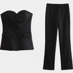 Sada Paesha – Minimalistički komplet sa topom i pantalonama