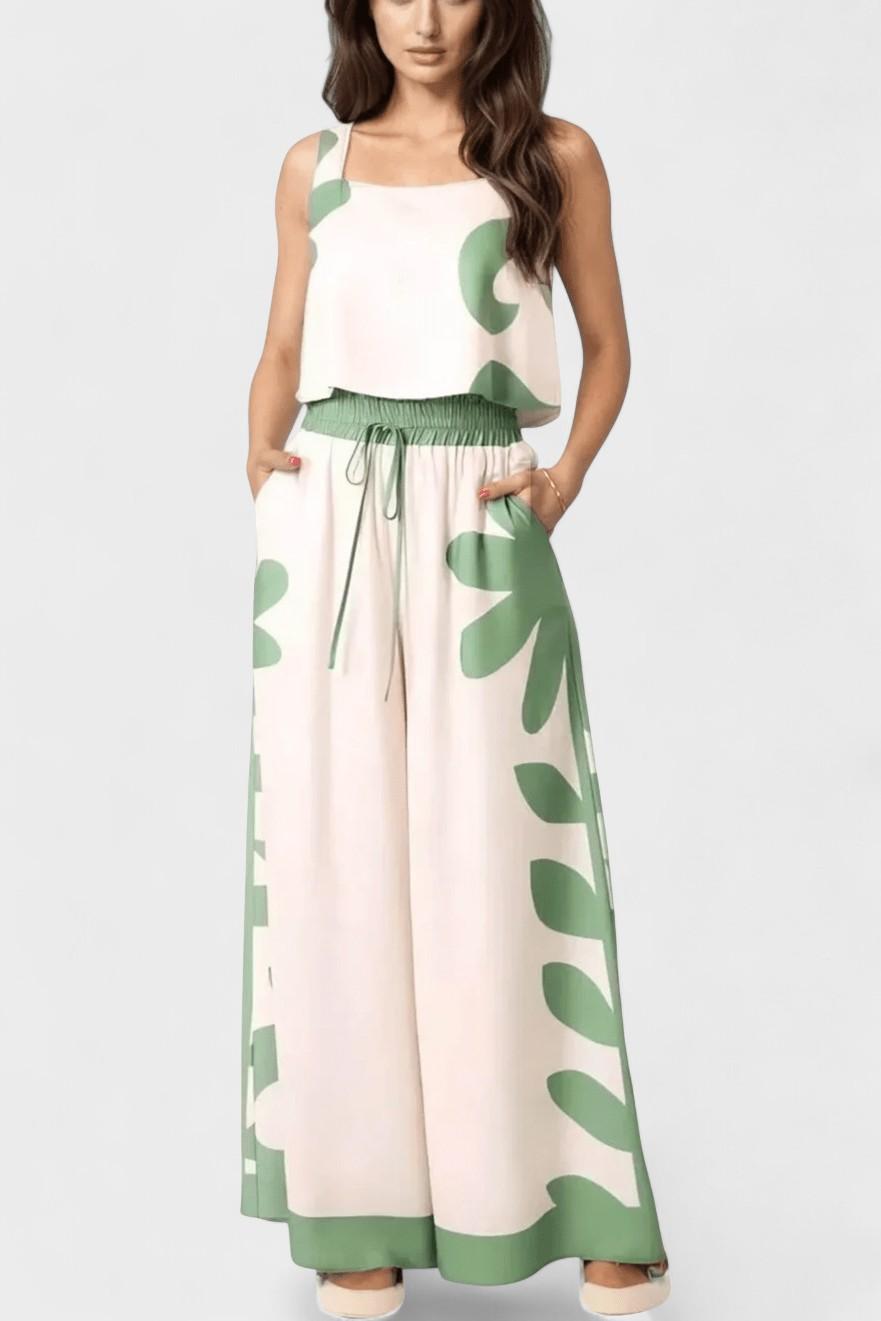 Serafina – Boho komplet sa topom i pantalonama