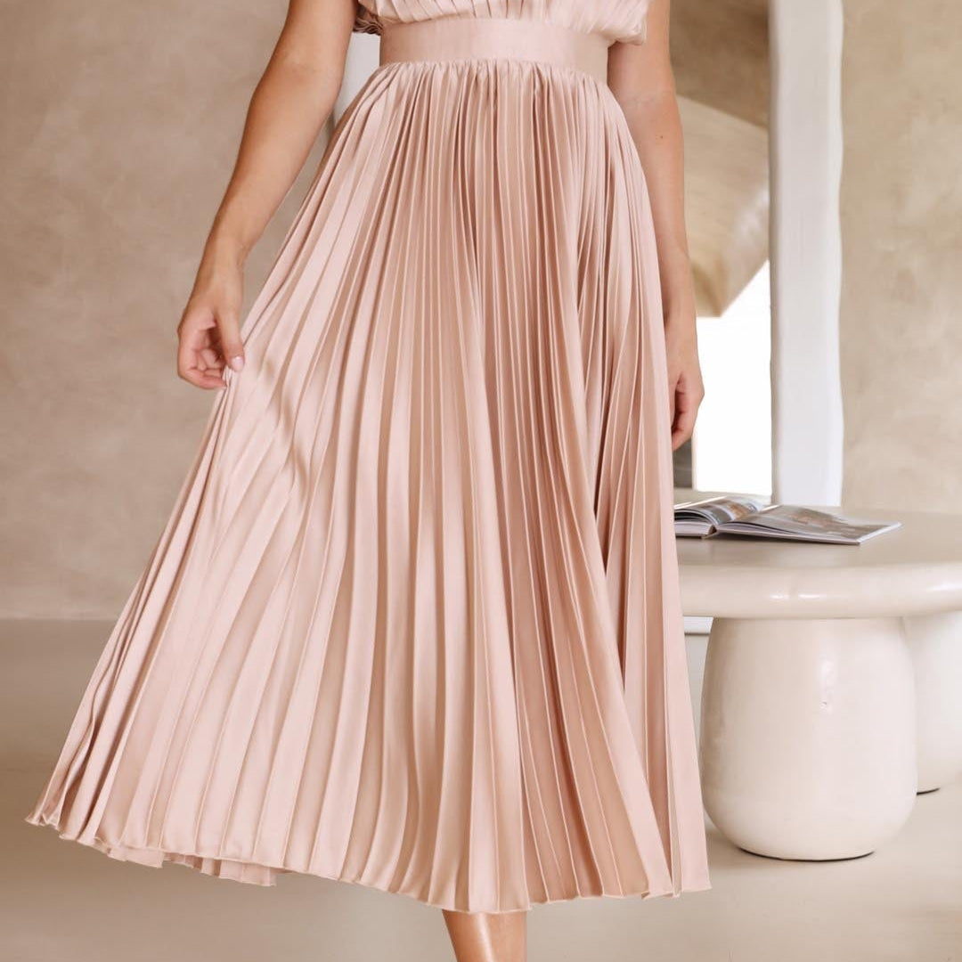 Maria - Elegantna plisirana haljina