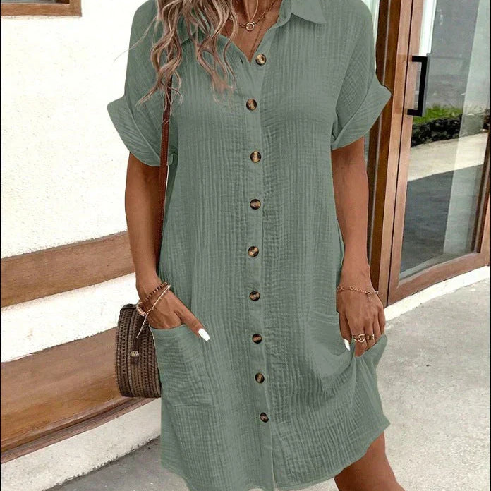 Elegantna polo haljina Celest (Skoro rasprodato)