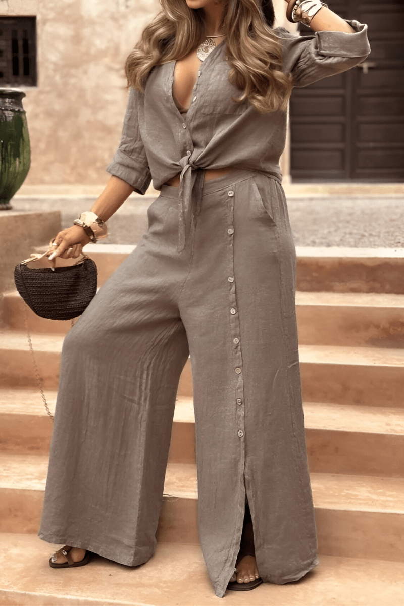 Zoe – Komplet sa topom i pantalonama