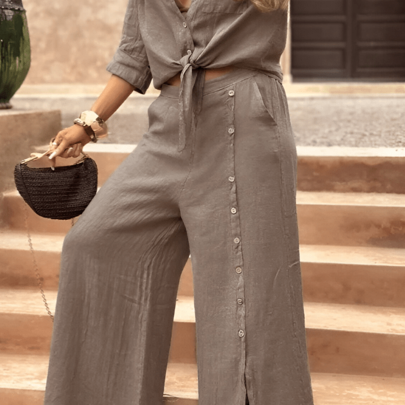 Zoe – Komplet sa topom i pantalonama