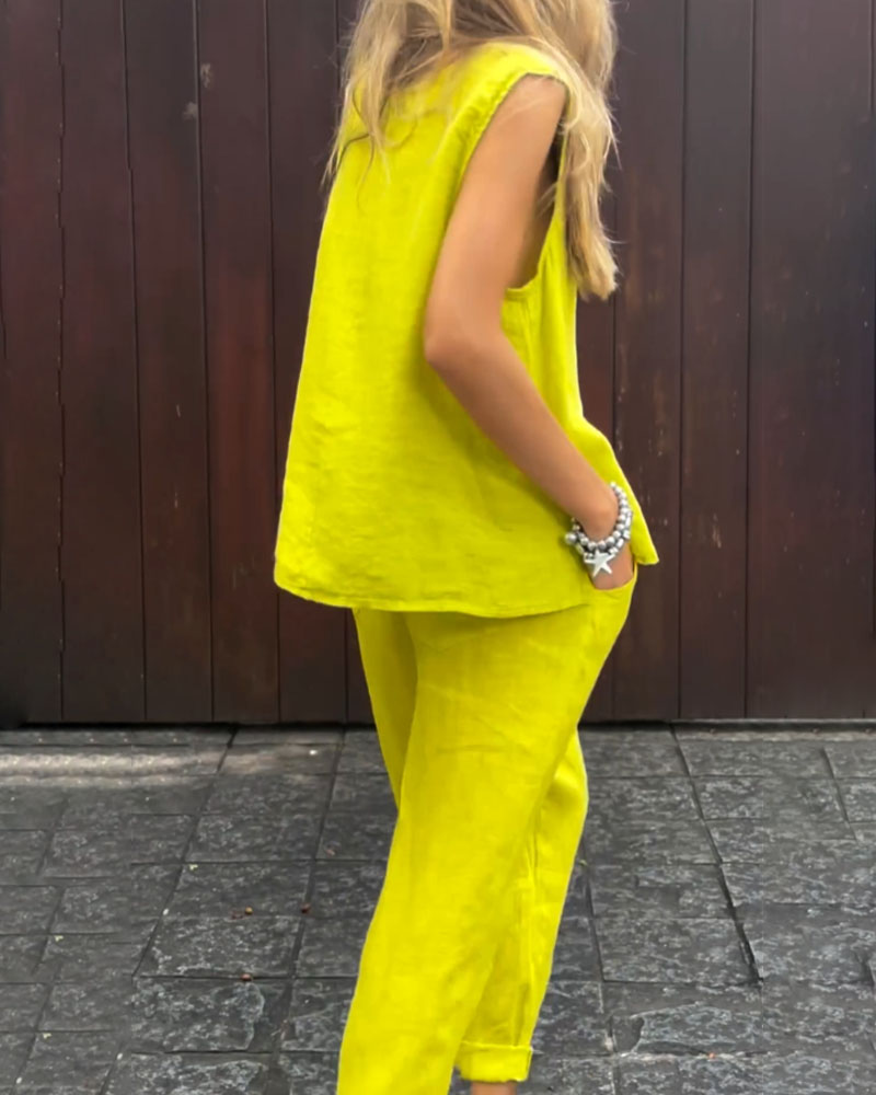Zena – Komplet sa topom i pantalonama