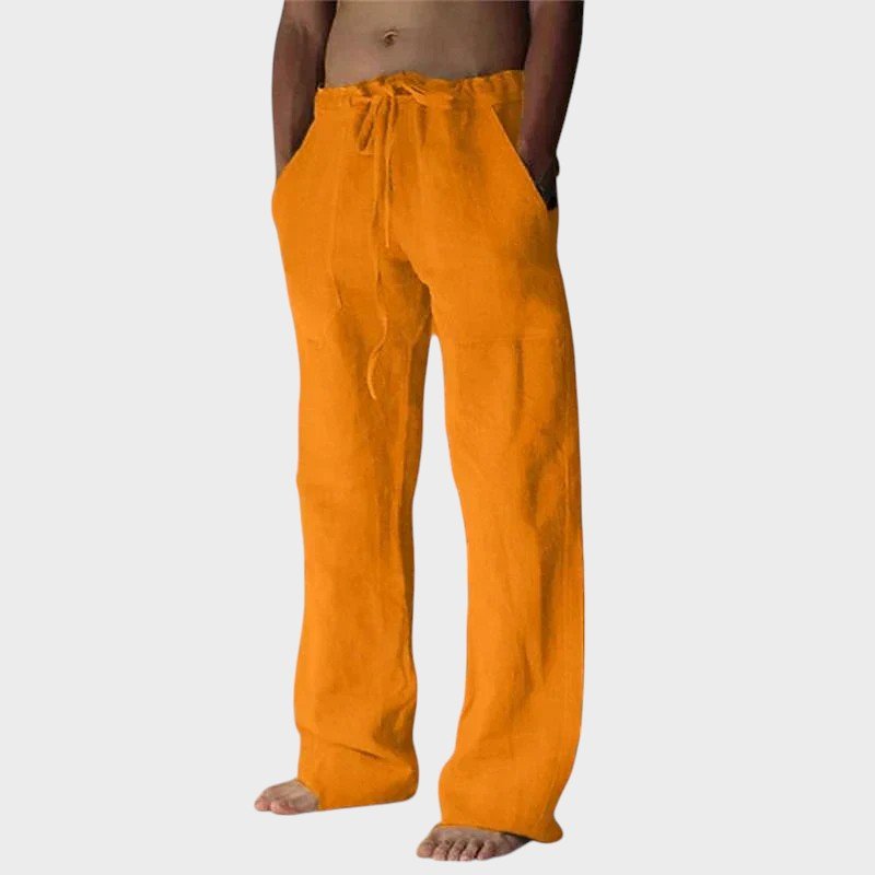 Opuštene pantalone sa vrpcom