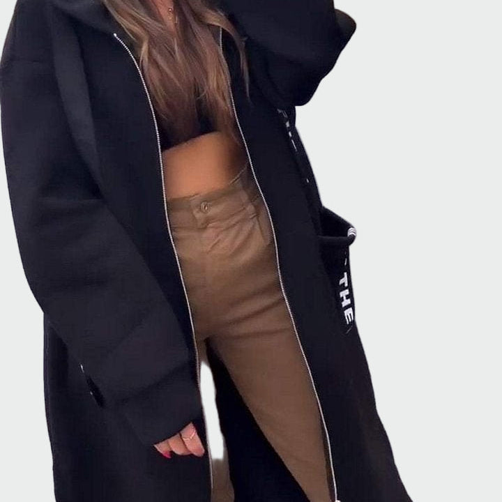 Valeria - Dugački kaput sa kapuljačom