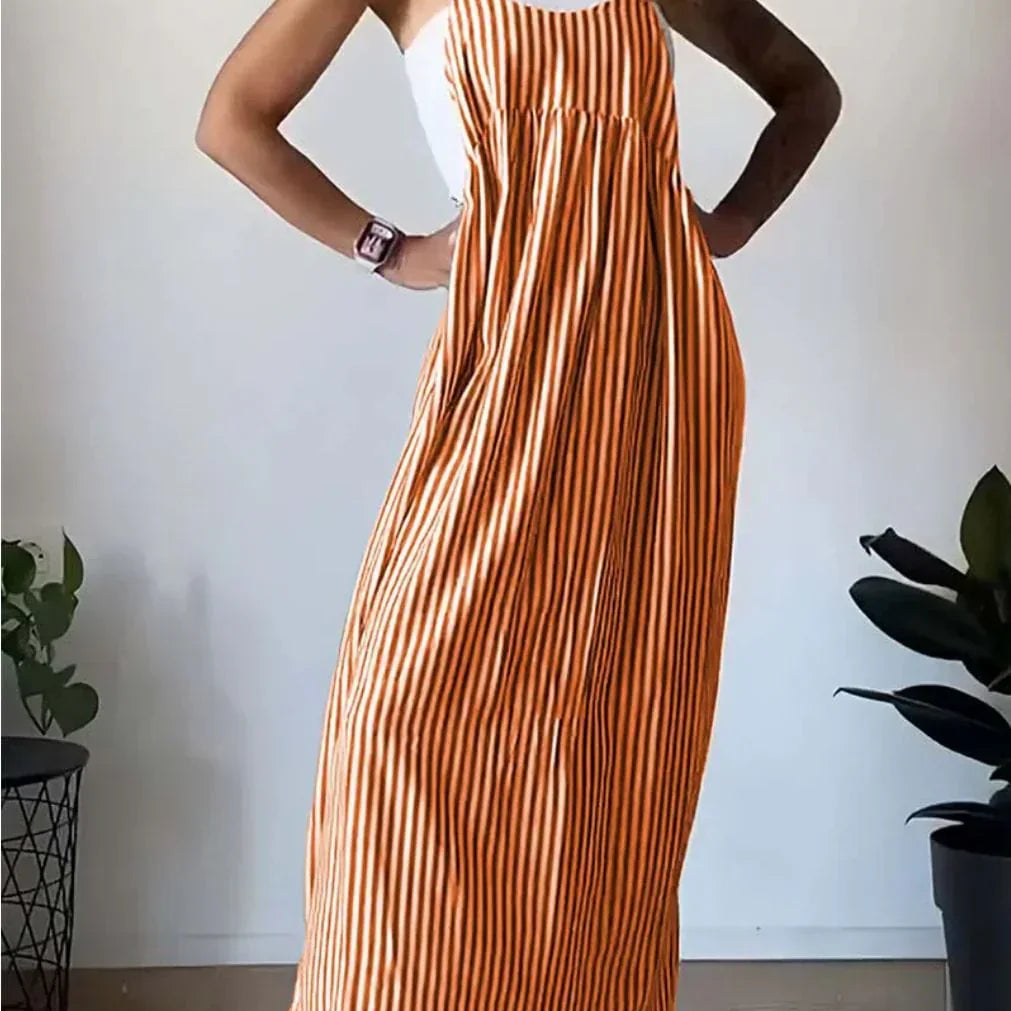 Camille – Elegantni prugasti kombinezon