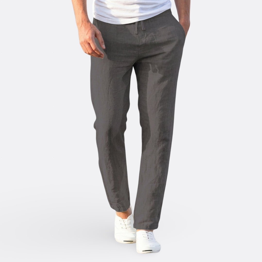 Ležerne lanene pantalone