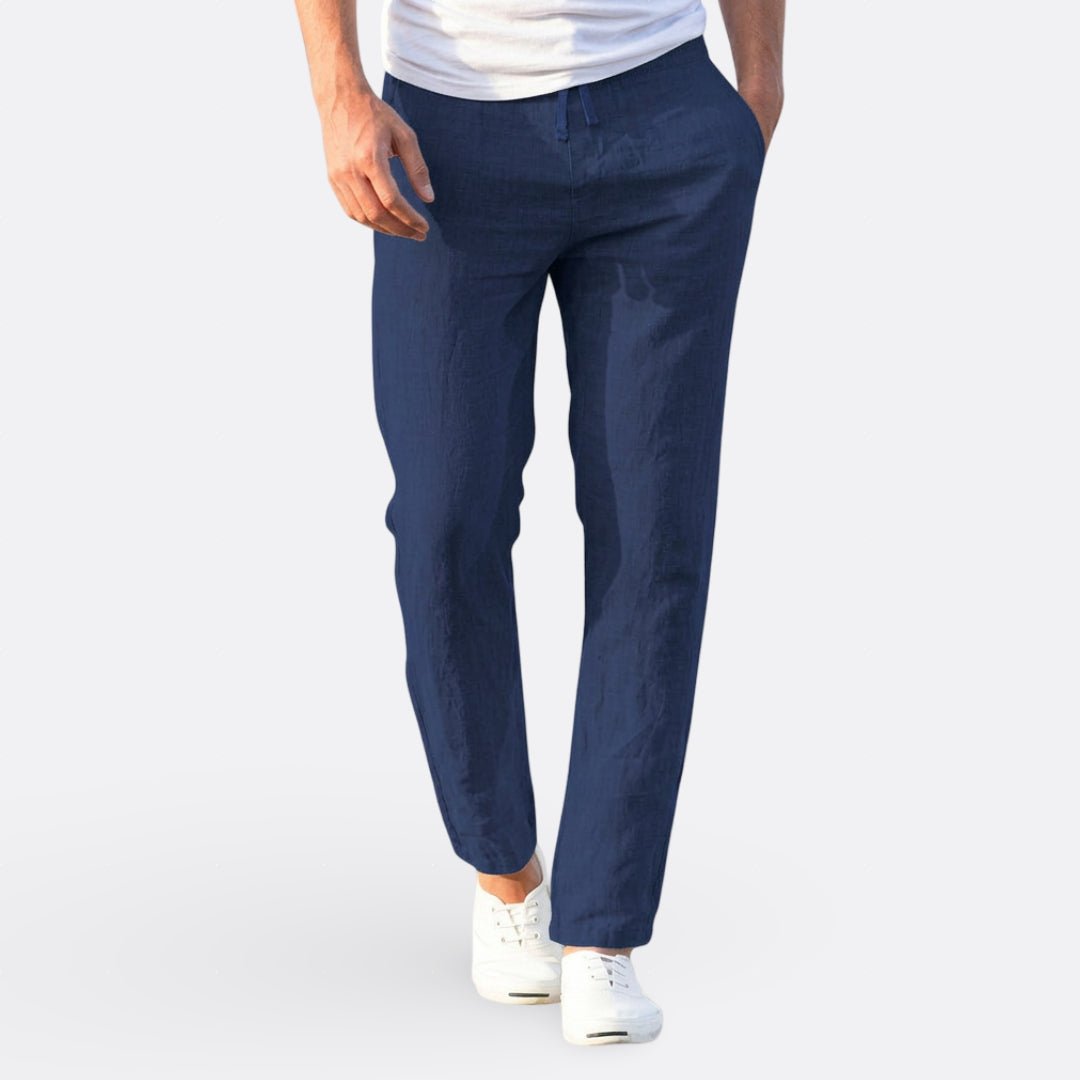 Ležerne lanene pantalone