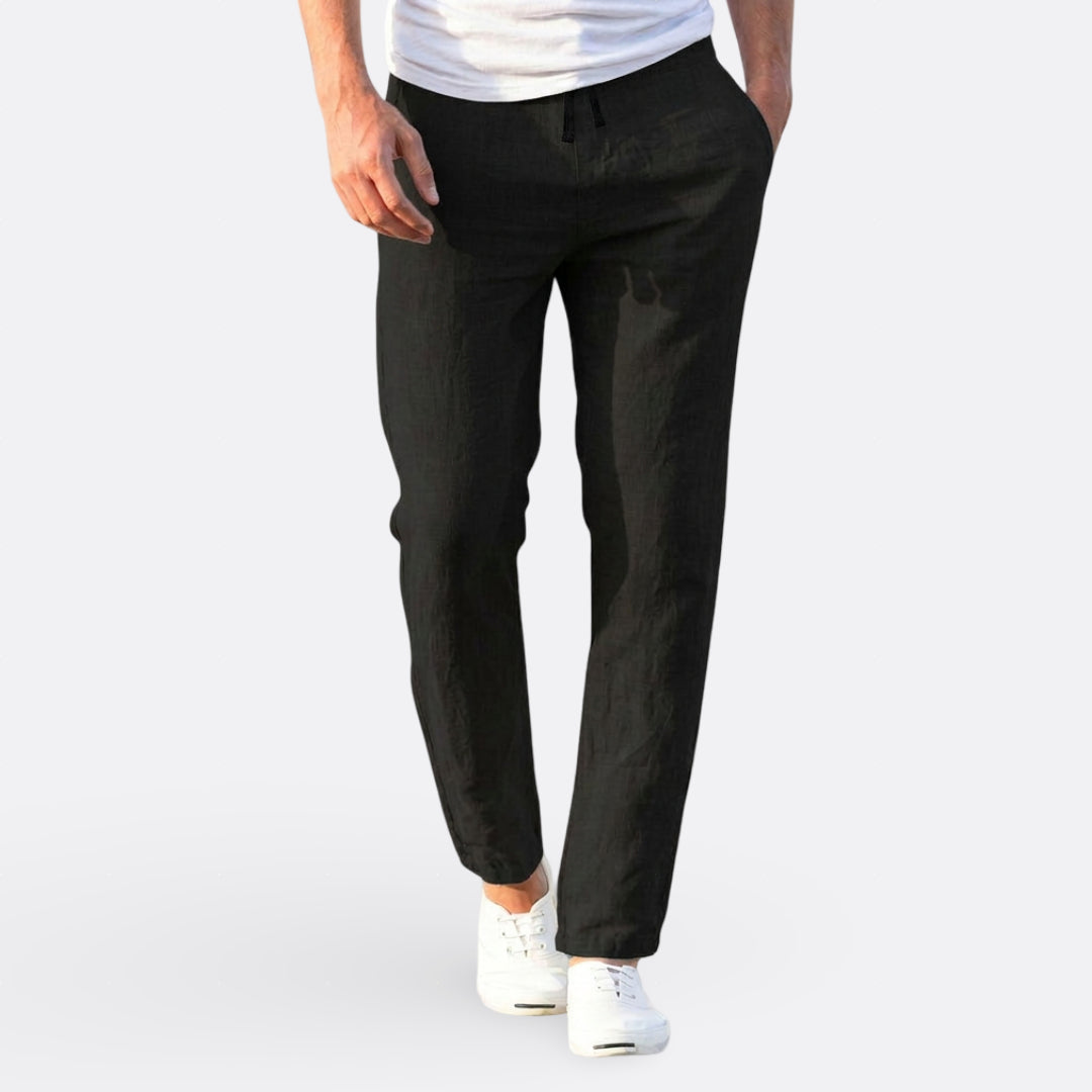 Ležerne lanene pantalone