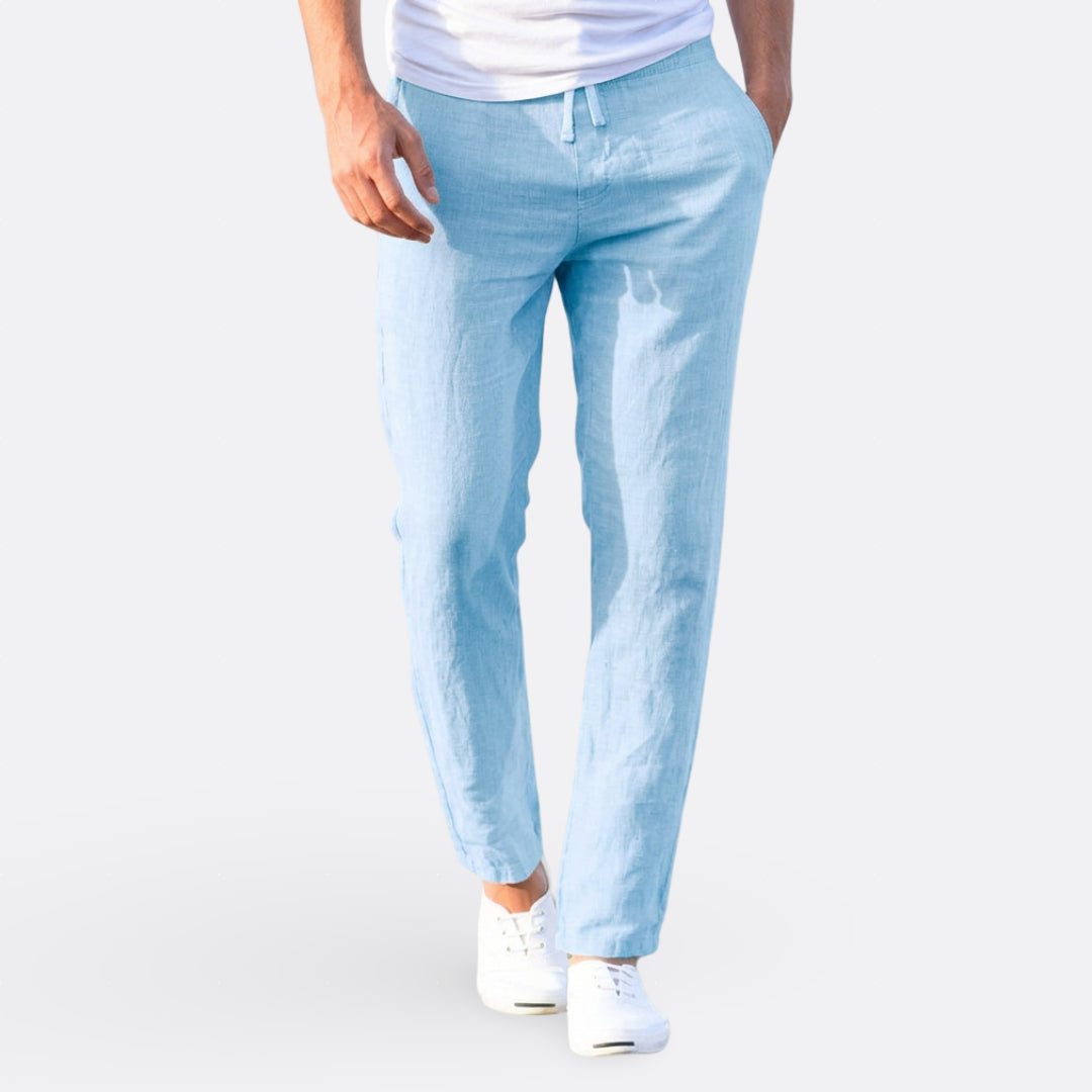 Ležerne lanene pantalone