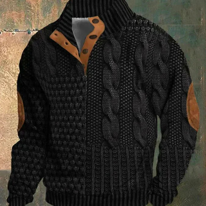 Pulover sa štampanom retro šarom