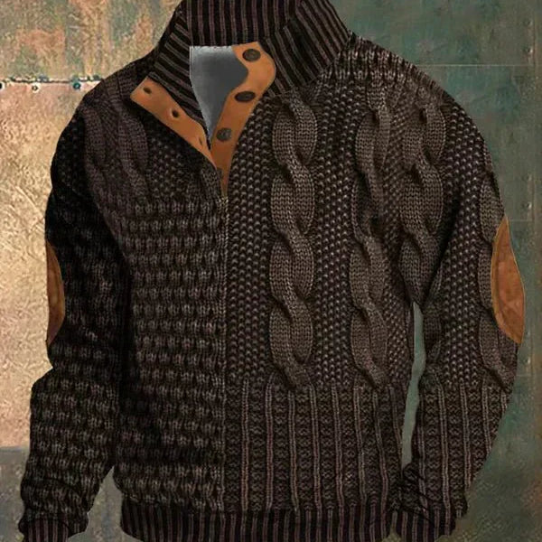 Pulover sa štampanom retro šarom
